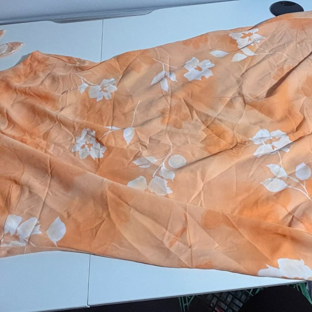 Peach Colour Ultra Light Summer Dress Junior size Large 11/13, Adult size XS - Picture 2 of 6